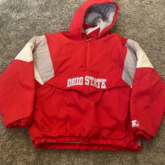 Jackets & Coats Vintage Starter Ohio State Coat Pullover 14 Zip Large